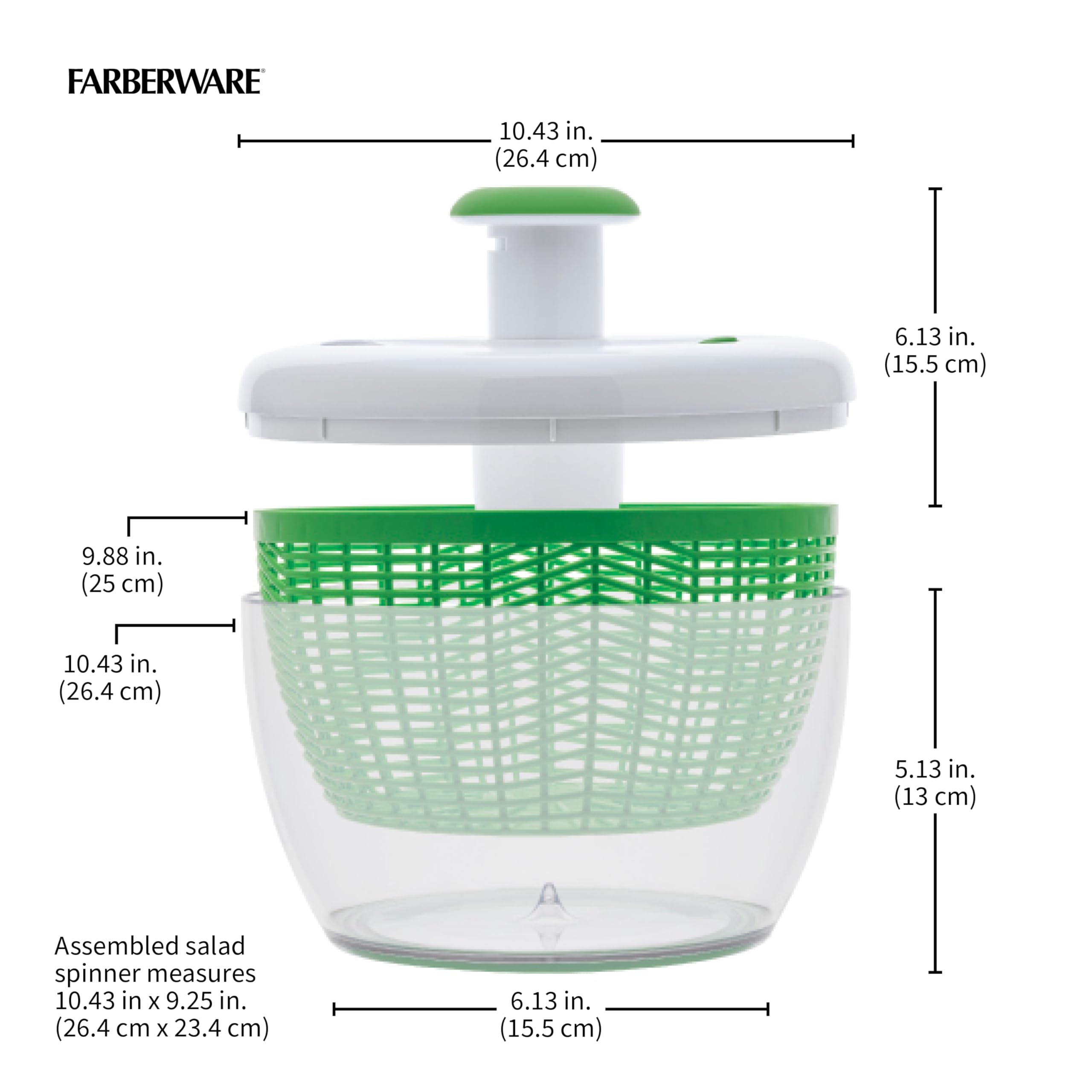 Farberware basket used as colander draining berries for gentle handling