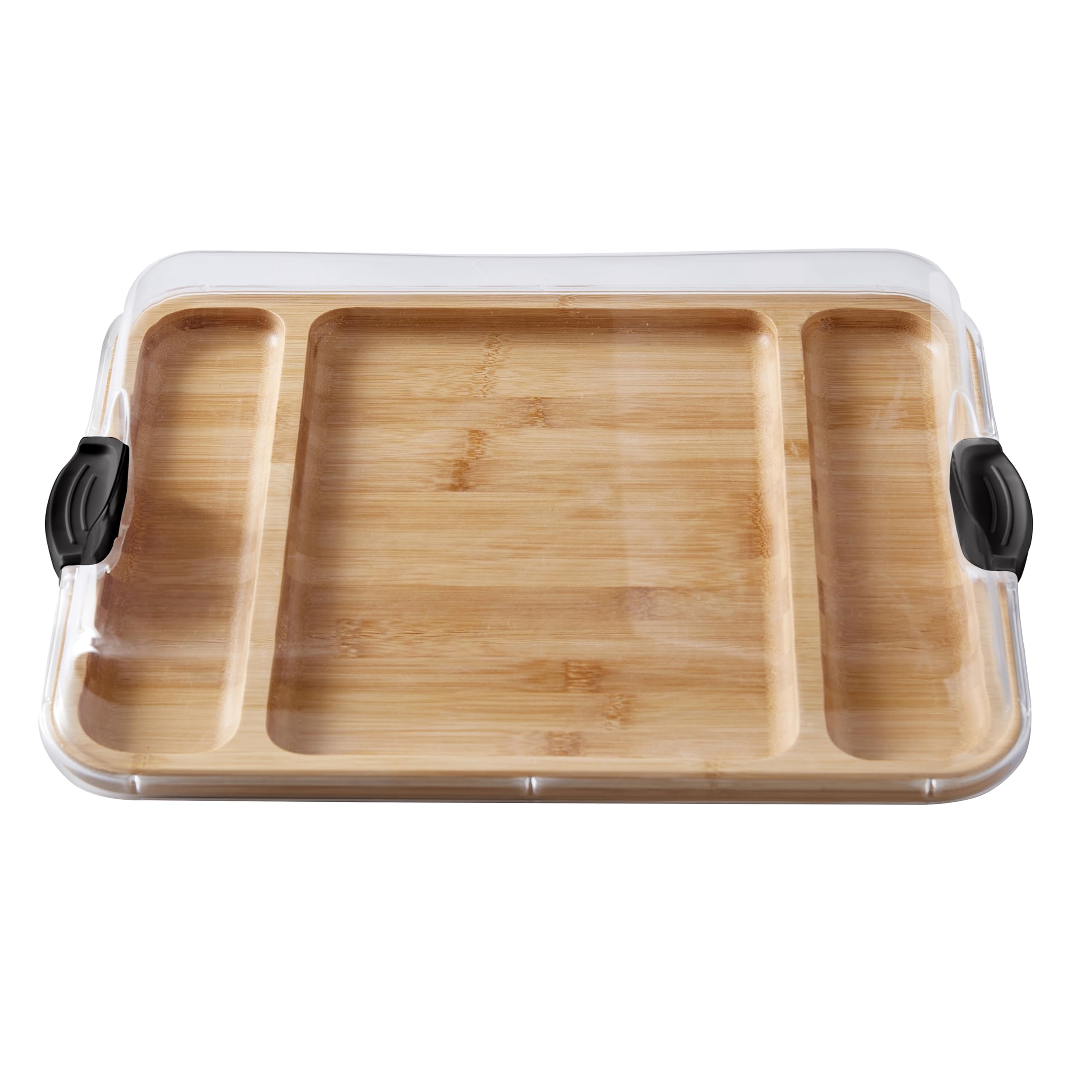 Farberware board in use at a picnic illustrating easy travel and serving convenience