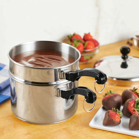 Farberware melting chocolate using the insert for smooth, controlled results