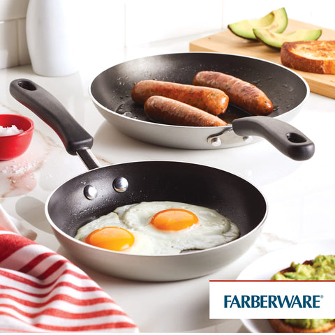 Farberware Cookstart DiamondMax nonstick surface close-up for effortless release