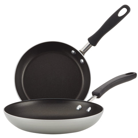 Farberware Cookstart front view showing both skillets and easy identification benefit