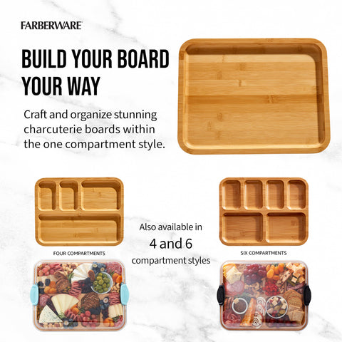 Farberware reversed board showing flat cutting surface for prep convenience