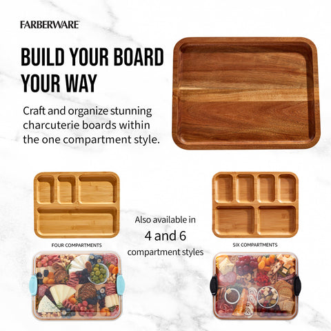 Farberware reversible surface closeup displaying smooth cutting side for reliable prep
