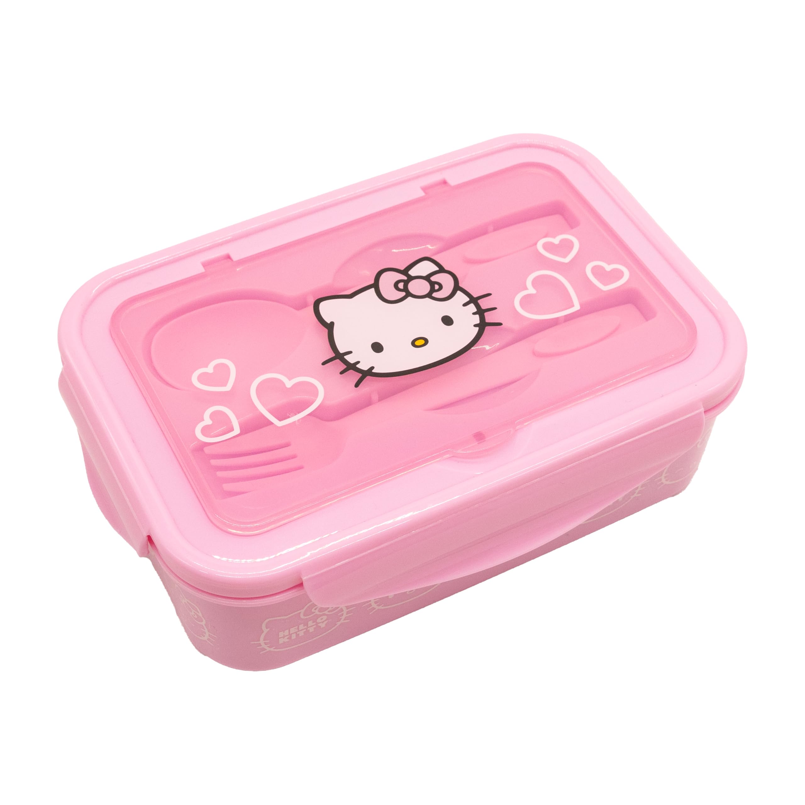 Fast Forward Hello Kitty top view showing compact bento layout and cute design