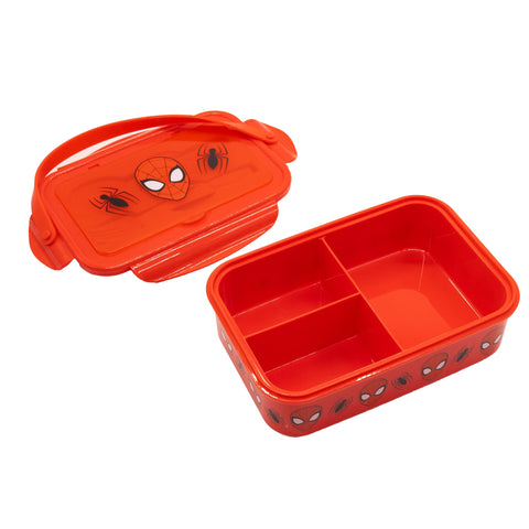 Fast Forward Spiderman beside a child’s backpack, brand demonstrates compact size and portability