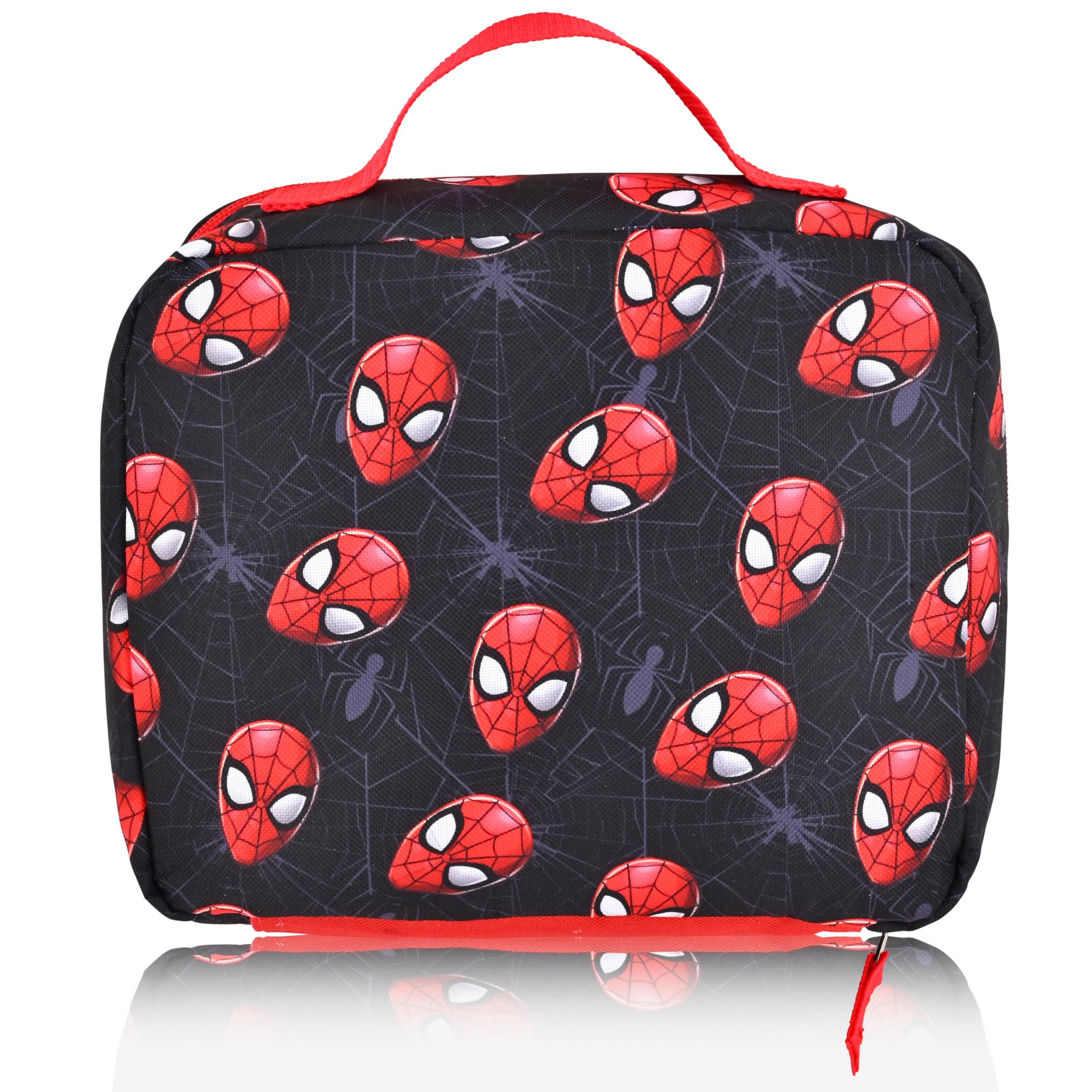 Fast Forward Spiderman beside water bottle for size comparison and practical capacity