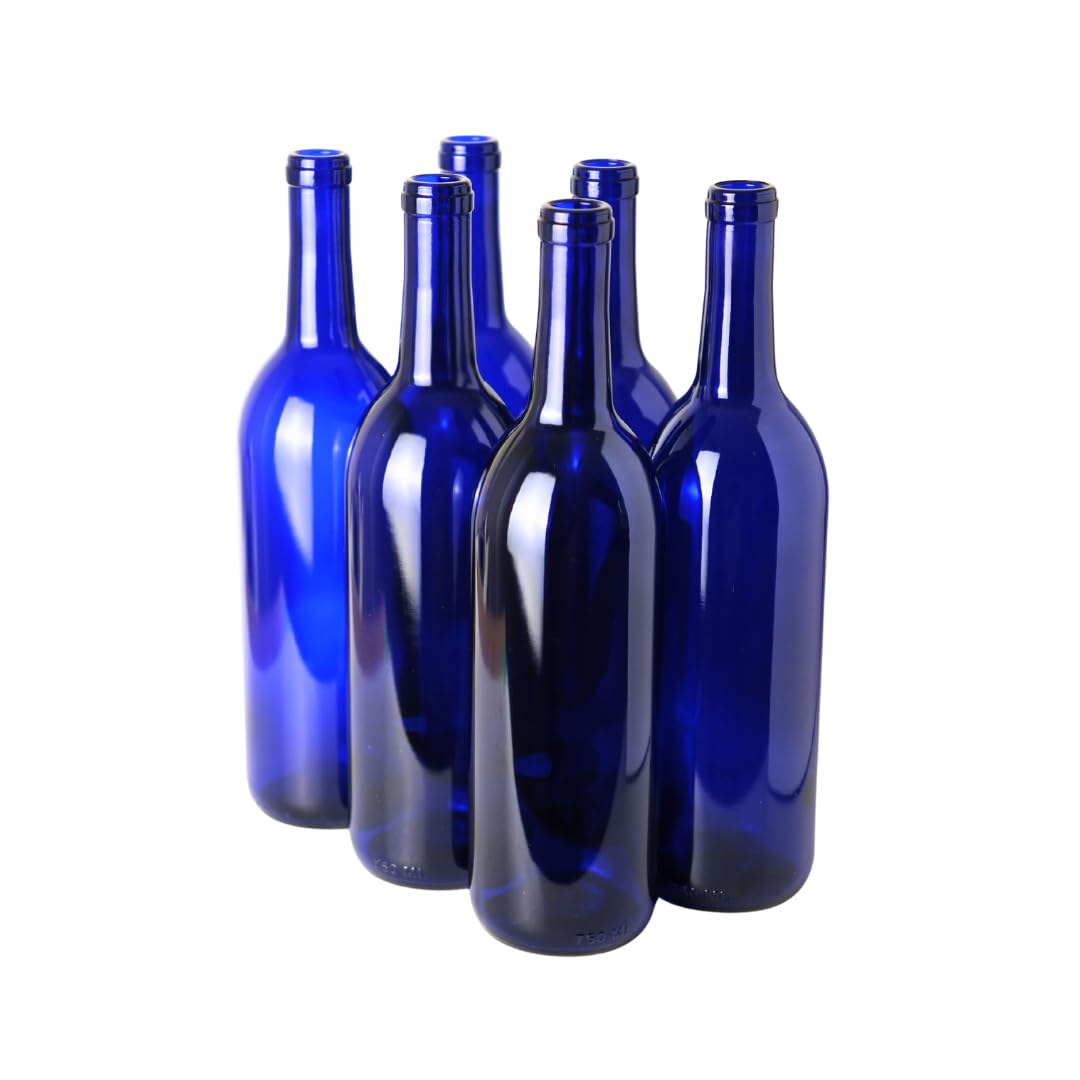 FastRack blue Bordeaux front view showing bottle silhouette and elegant presentation