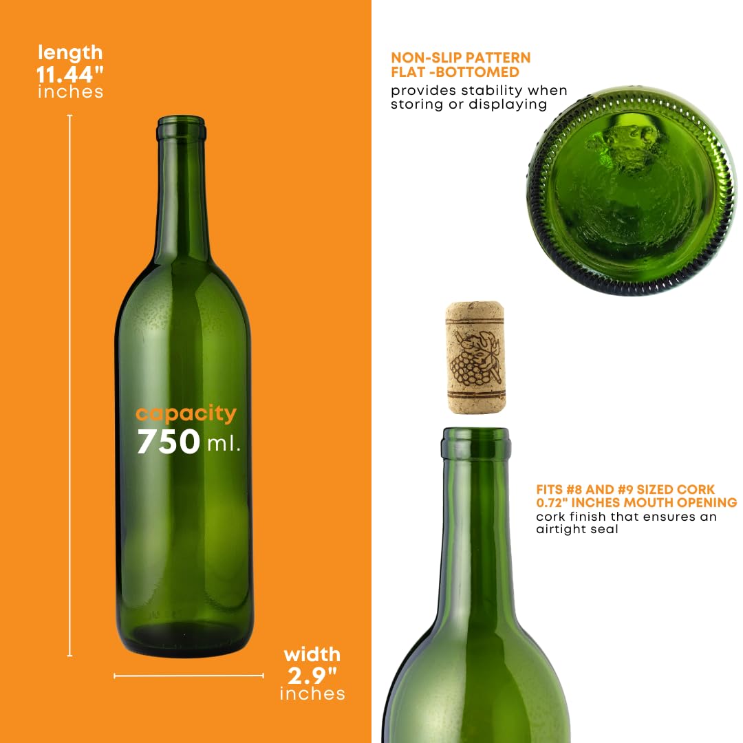 FastRack side profile of one 750ml bottle highlighting Bordeaux shape and elegant presentation