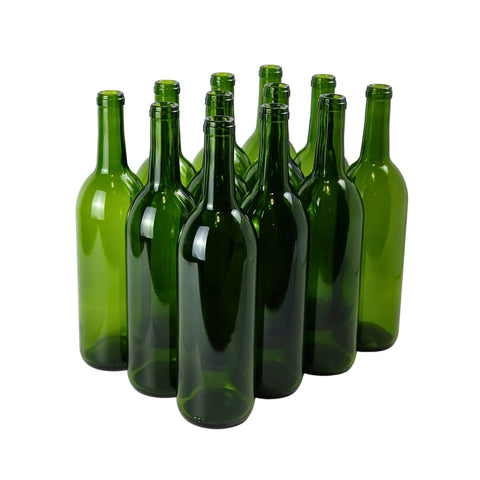 FastRack front view of 12 green bottles showing clean bottles and case presentation benefit