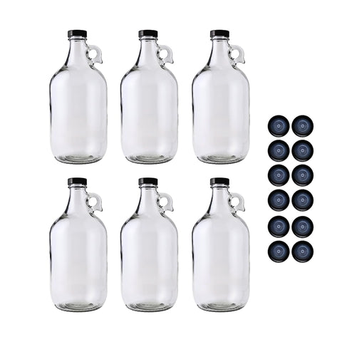 FastRack front view of six 64oz jugs showing organized storage benefit