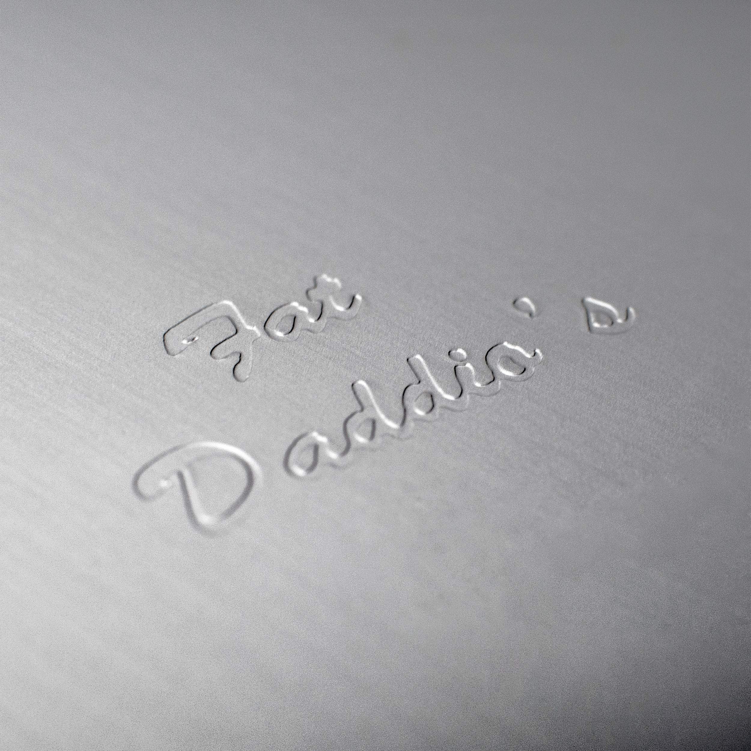 Fat Daddio's two pans stacked in pantry showing compact storage and long-lasting build