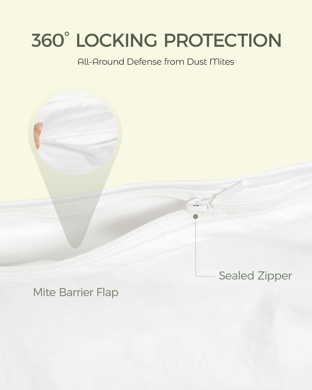 FAUNNA soft cotton texture touched by hand for breathable comfort
