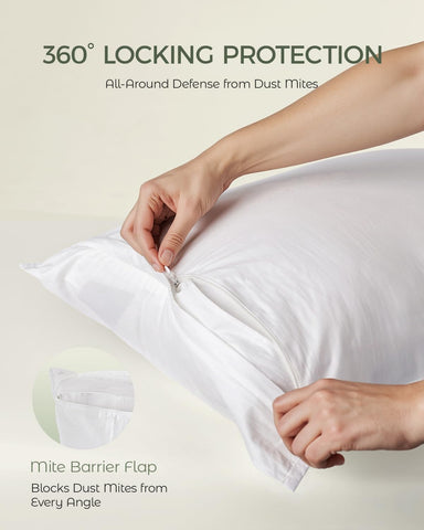 FAUNNA macro shot of 600 thread count cotton weave offering soft breathable comfort