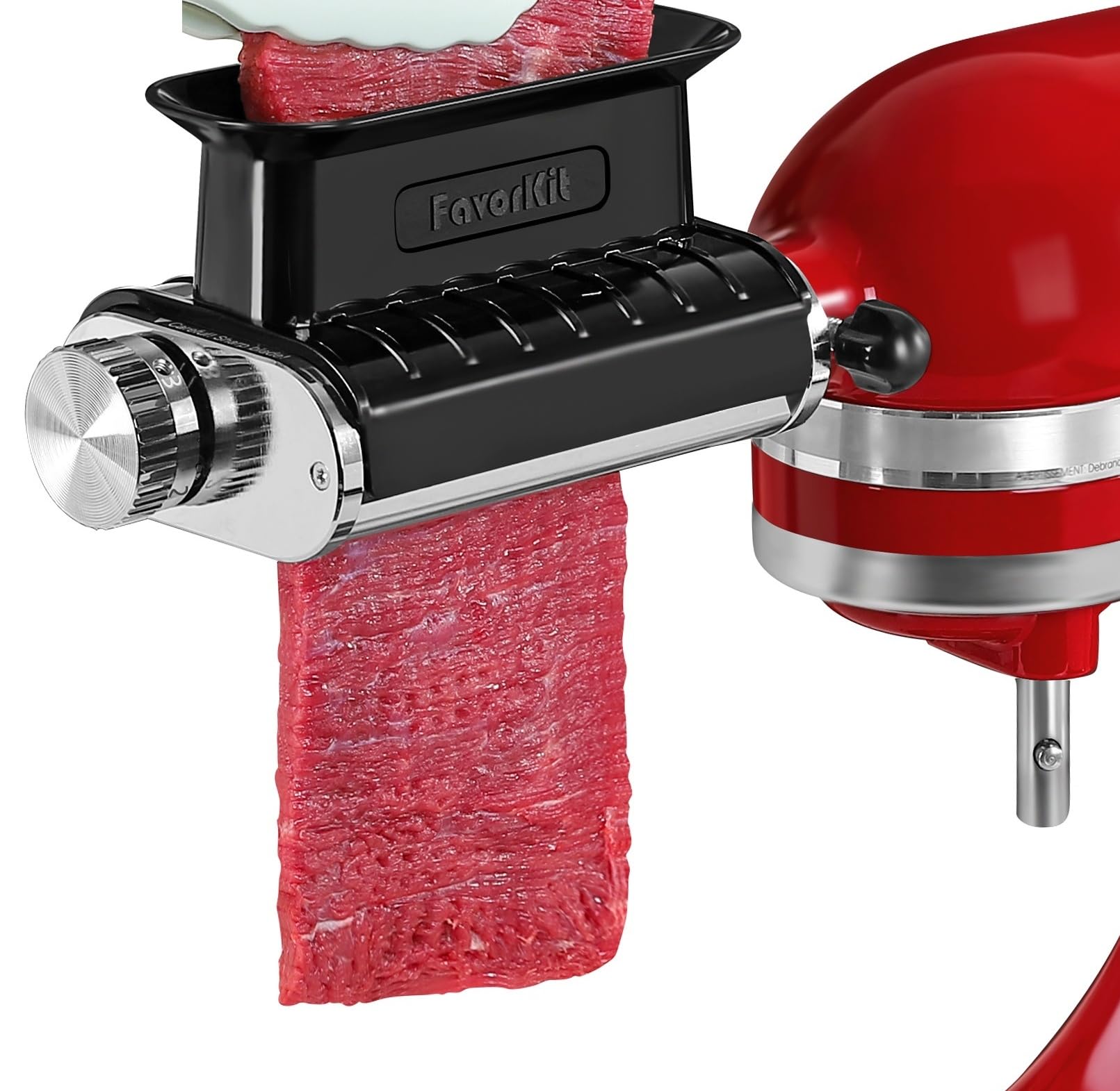 FavorKit front view showing attachment and benefits of quick tenderizing