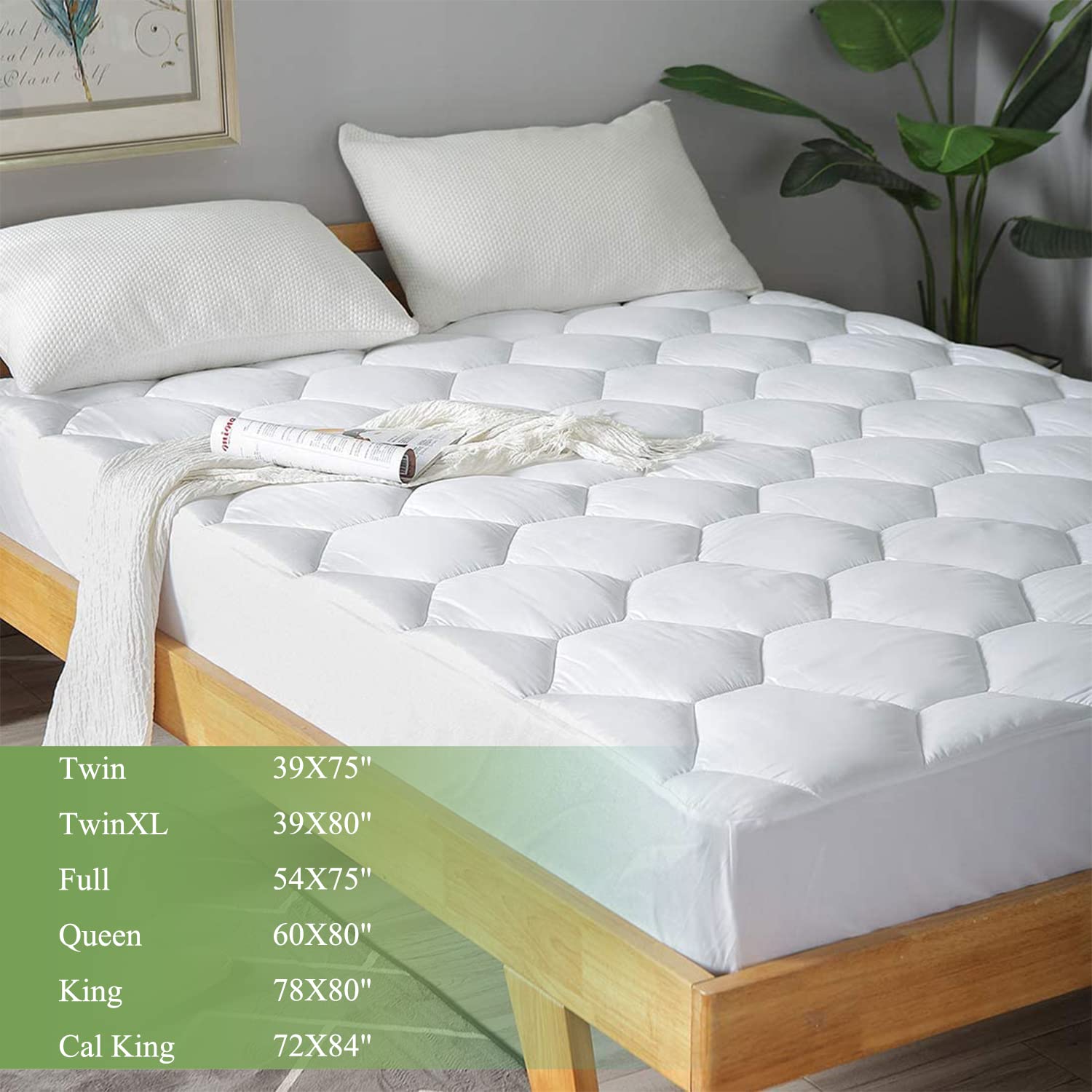 Favorland close-up of quilted top highlighting soft texture and supportive comfort