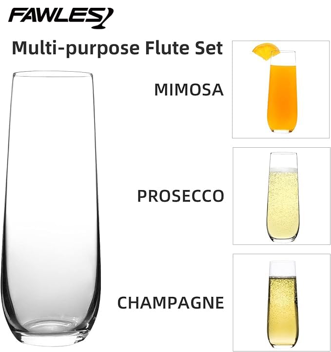 FAWLES glass in hand showing scale and comfortable grip benefit