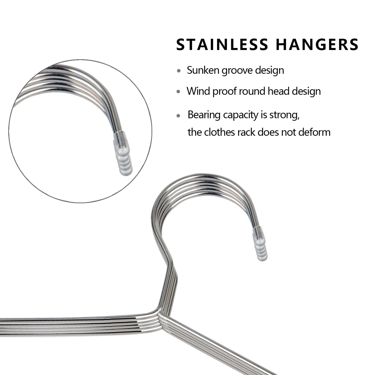 Fayleeko child-size hanger with kids clothes demonstrating proper fit