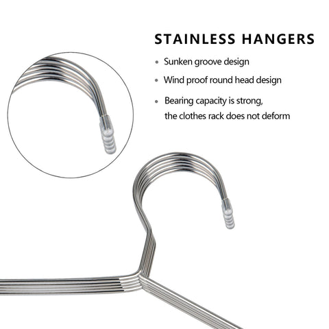 Fayleeko child-size hanger with kids clothes demonstrating proper fit