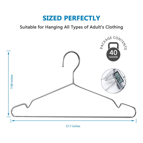 Fayleeko hangers on closet rod creating tidy, space-saving storage