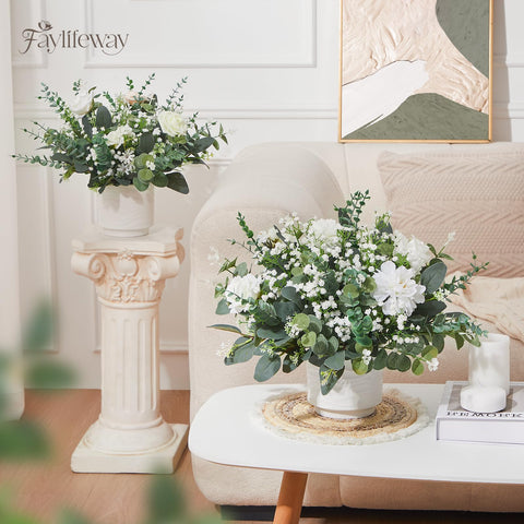 Faylifeway stems laid out to show mixed lengths for arranging versatility