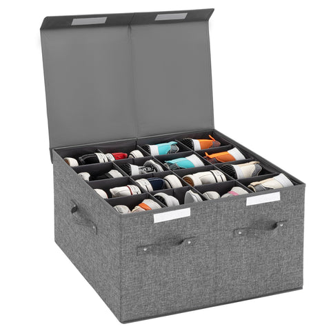 FBBABB front view with closed lid showing tidy, dustproof shoe storage