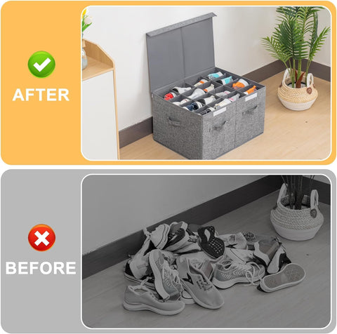 FBBABB placed in closet showing scale and space-saving fit