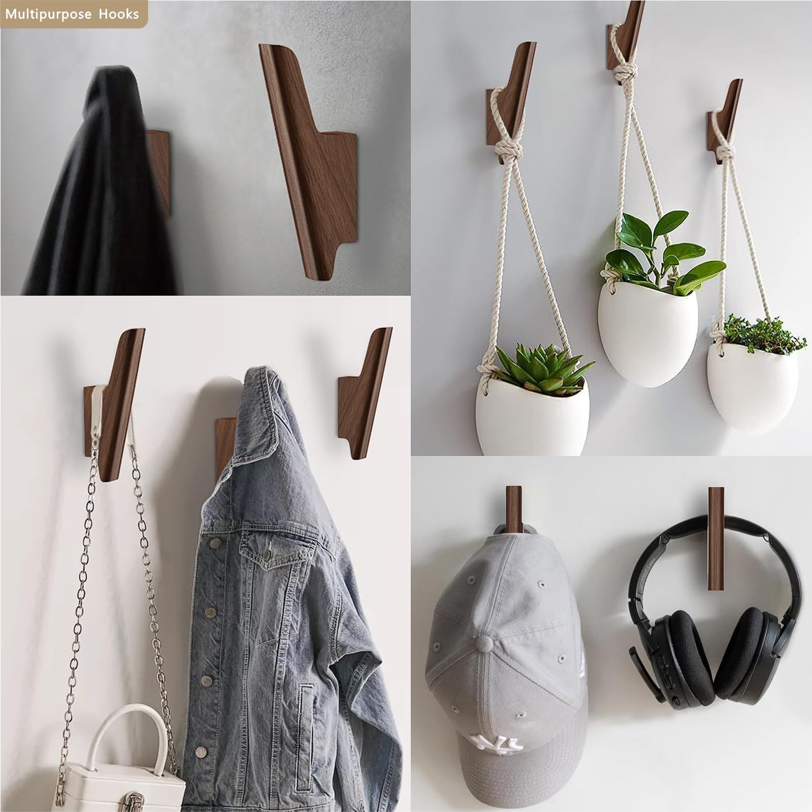 FCOWK hooks holding towels in bathroom delivering neat, dry storage