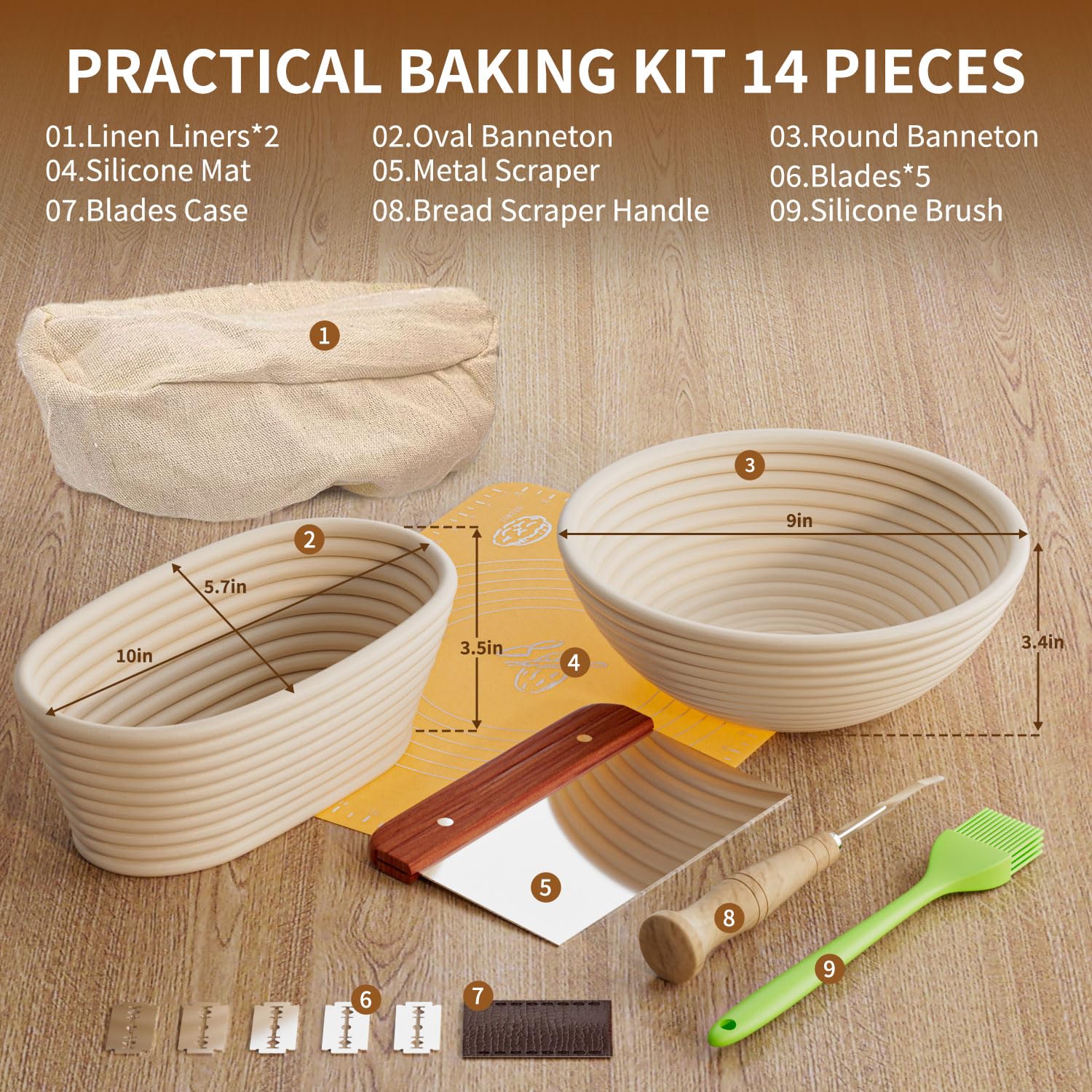 FDDAI size comparison with hand illustrating basket capacity