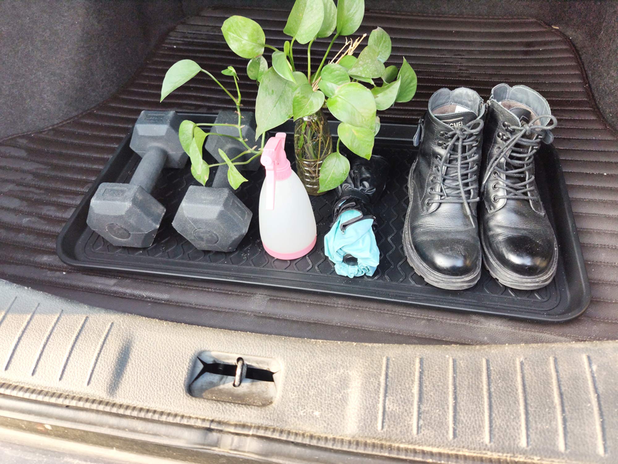 FDGARDEN tray under plant pots catching water and soil to protect flooring