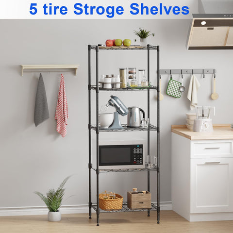 FDW loaded shelf in pantry illustrating organized kitchen storage benefit