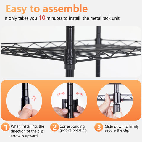 FDW close-up of wire grid shelf displaying corrosion-resistant coating