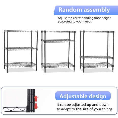 FDW shelf height adjustment detail showing tool-free repositioning for customizable spacing