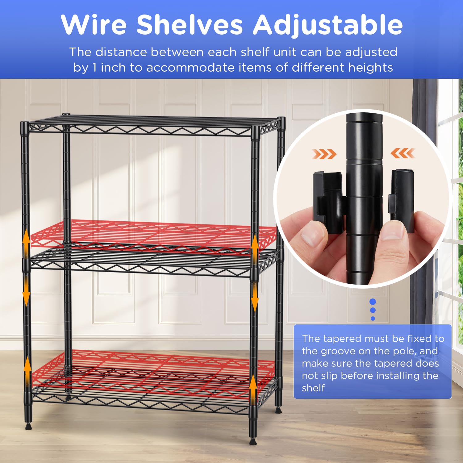 FDW shelf styled in a pantry showing organized kitchen storage benefits