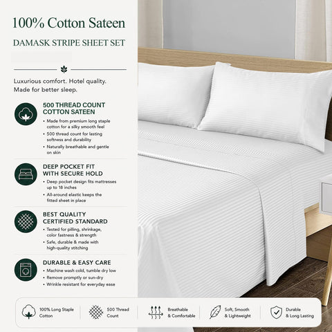Feather & Stitch styled bedroom with set on king bed showcasing inviting comfort