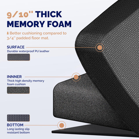FEATOL beveled edge detail reducing trip risk and smoothing transition