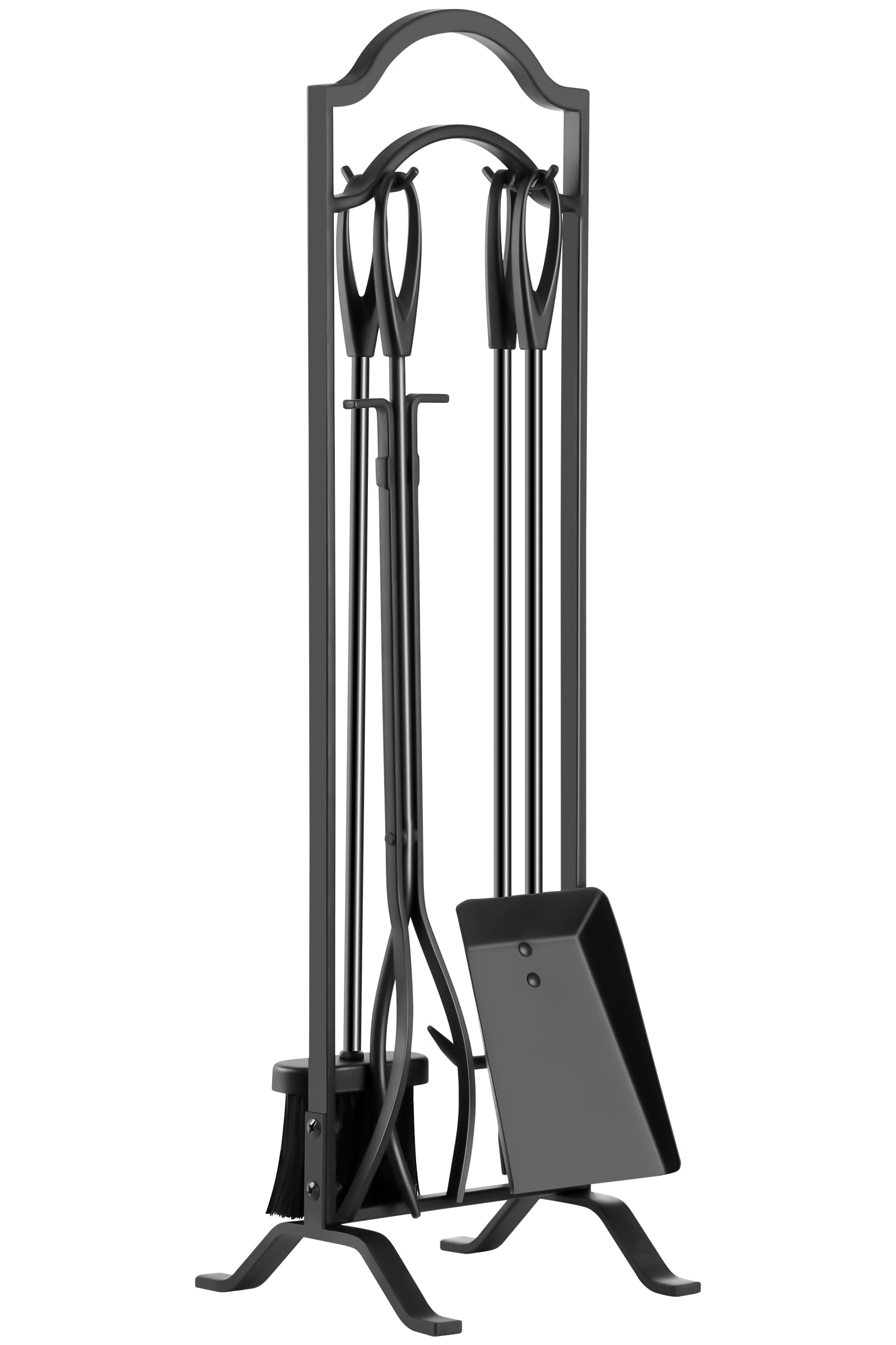 FEED GARDEN tools arranged at a lit fireplace for practical use