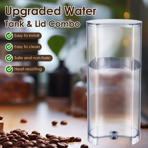 Feekoon transparent tank showing water level visibility for refill convenience