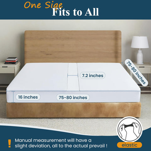 FeelAtHome fitted sheet panel on mattresses creating neat unified bedding