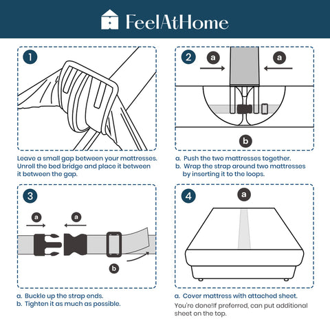 FeelAtHome bedroom lifestyle setup ready for guests and easy conversion
