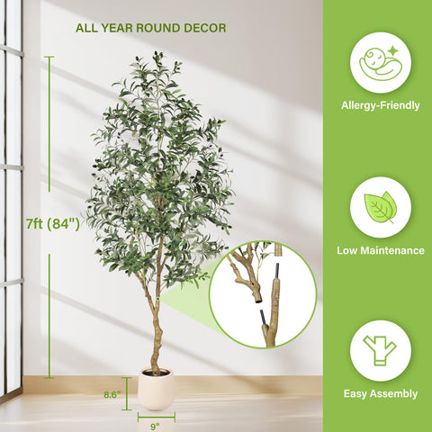 FEELEAD modern 9-inch planter detail enhancing contemporary room styling