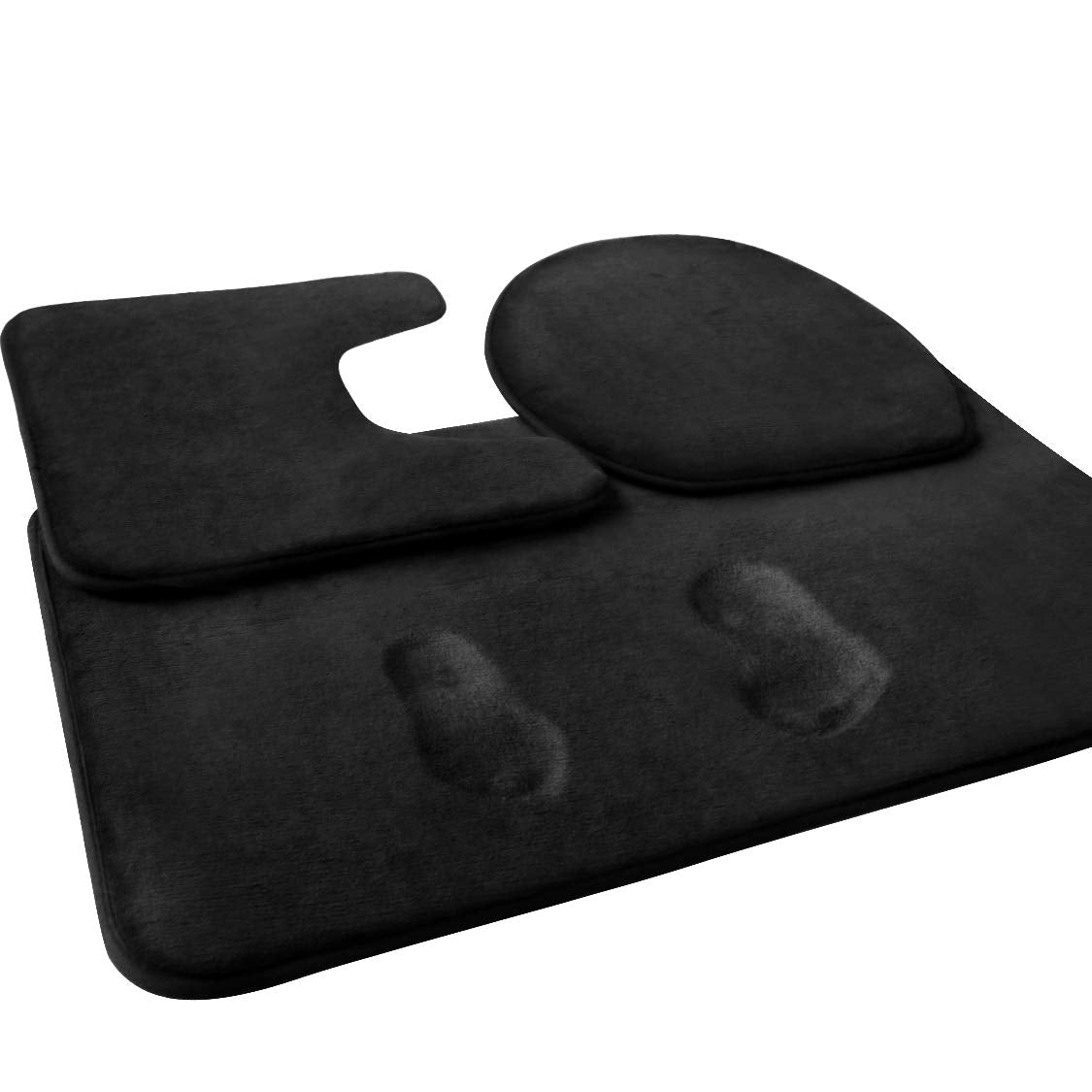 FEELSO front view of full mat set showing plush comfort and color