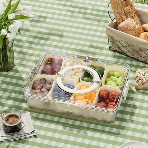 FEIOOD stacked in fridge showing space-saving organization benefit