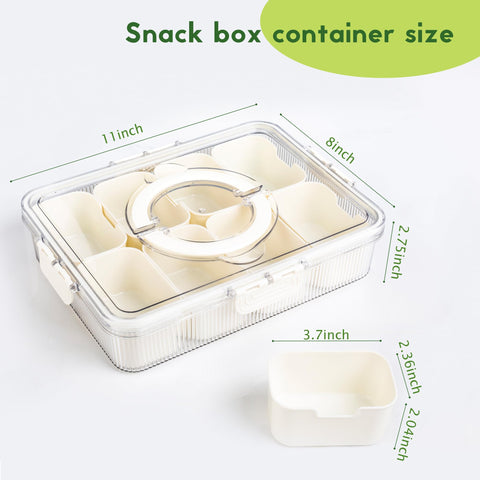 FEIOOD top view filled compartments showing organized portioning benefit