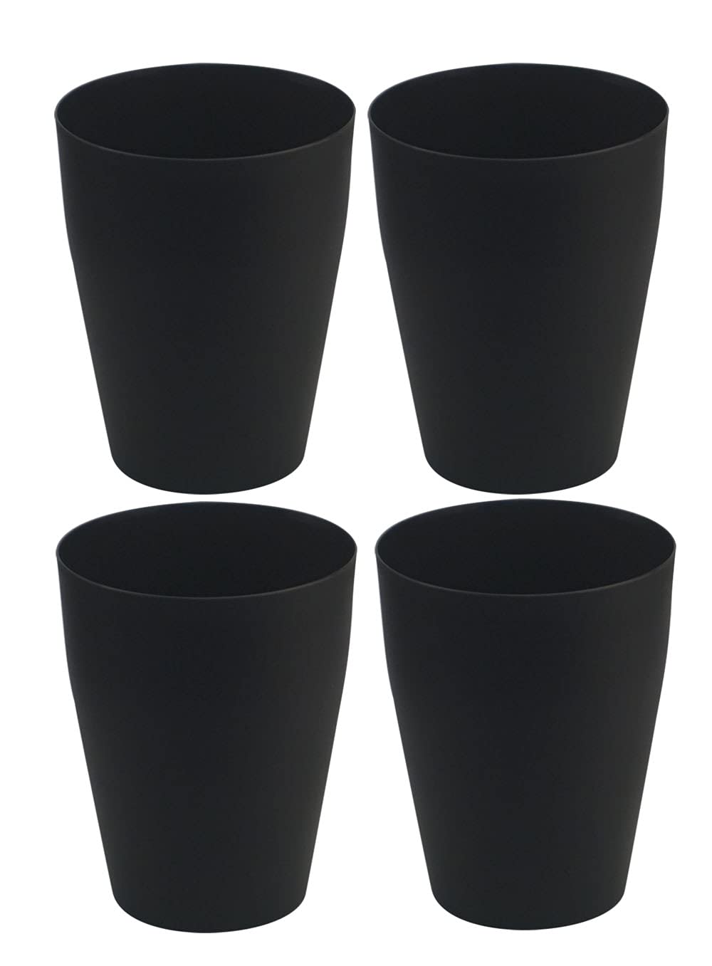 Feisco front view showing four black cans and neat storage benefit