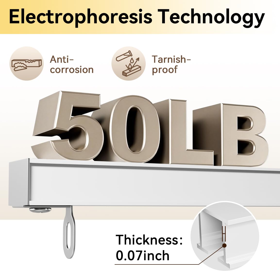 FELIDESIGN thickened wall bracket close-up illustrating sturdy support and secure mounting