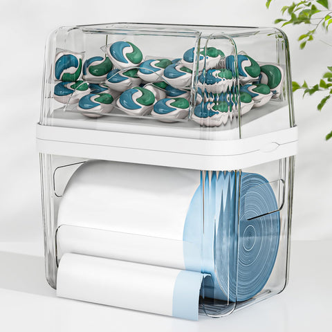 FELIZHOUSE front view showing compact under-sink organizer and tidy storage benefit