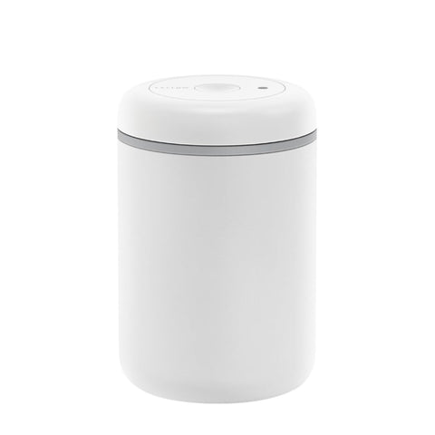 Fellow Atmos front view in white showcasing airtight design and sleek look