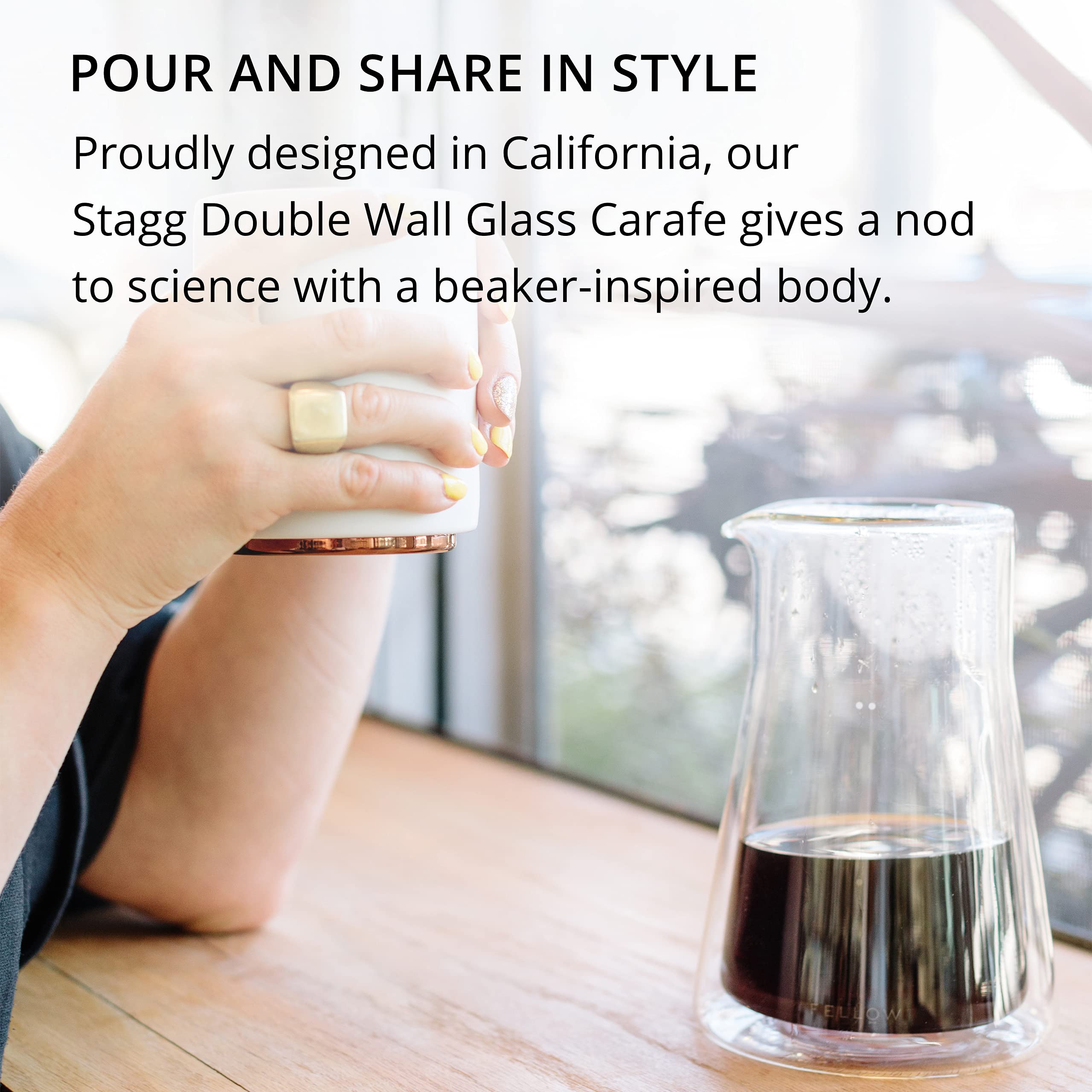 Fellow Stagg pour spout detail for precise drip-free serving