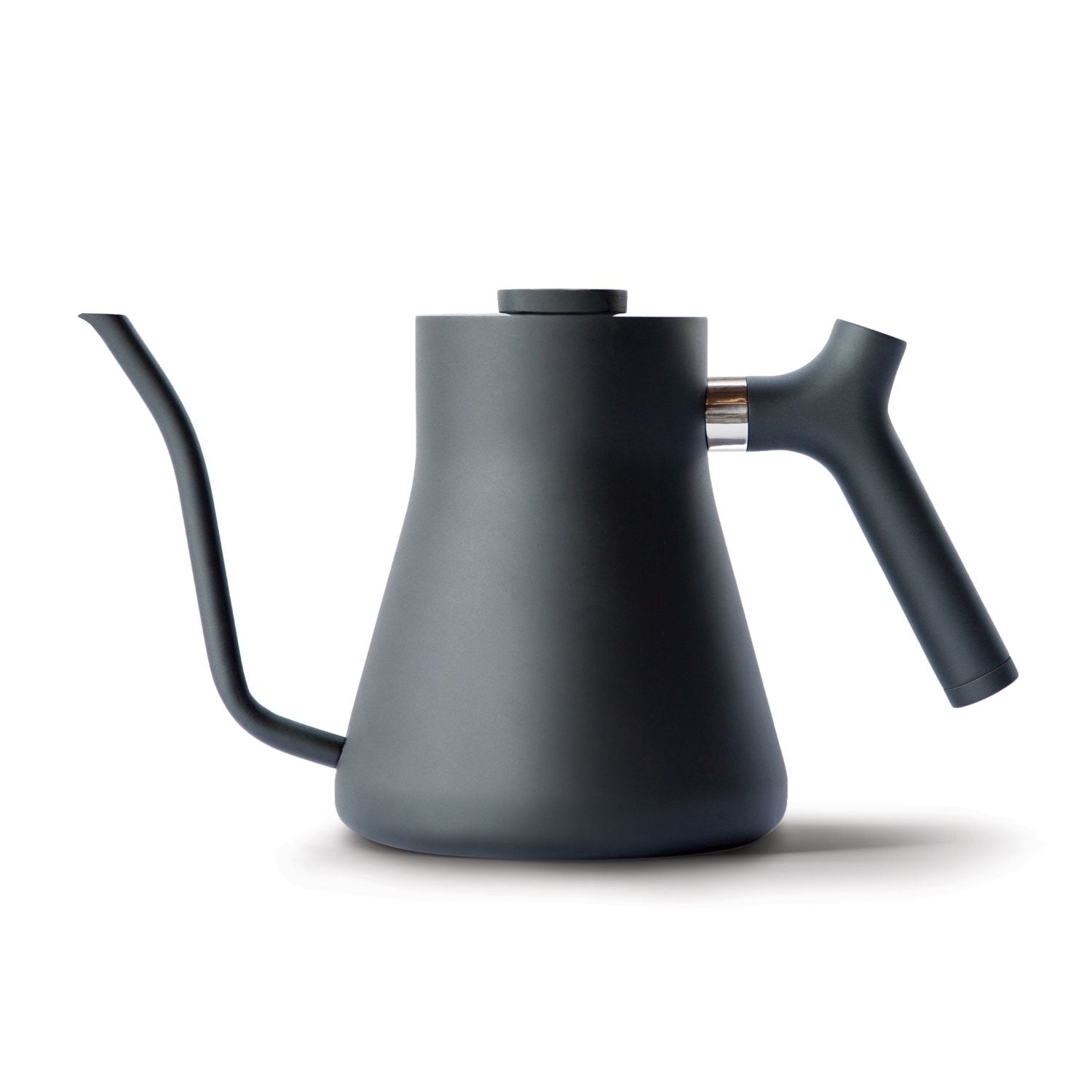 Fellow Stagg front view in matte black showing sleek design and visual appeal