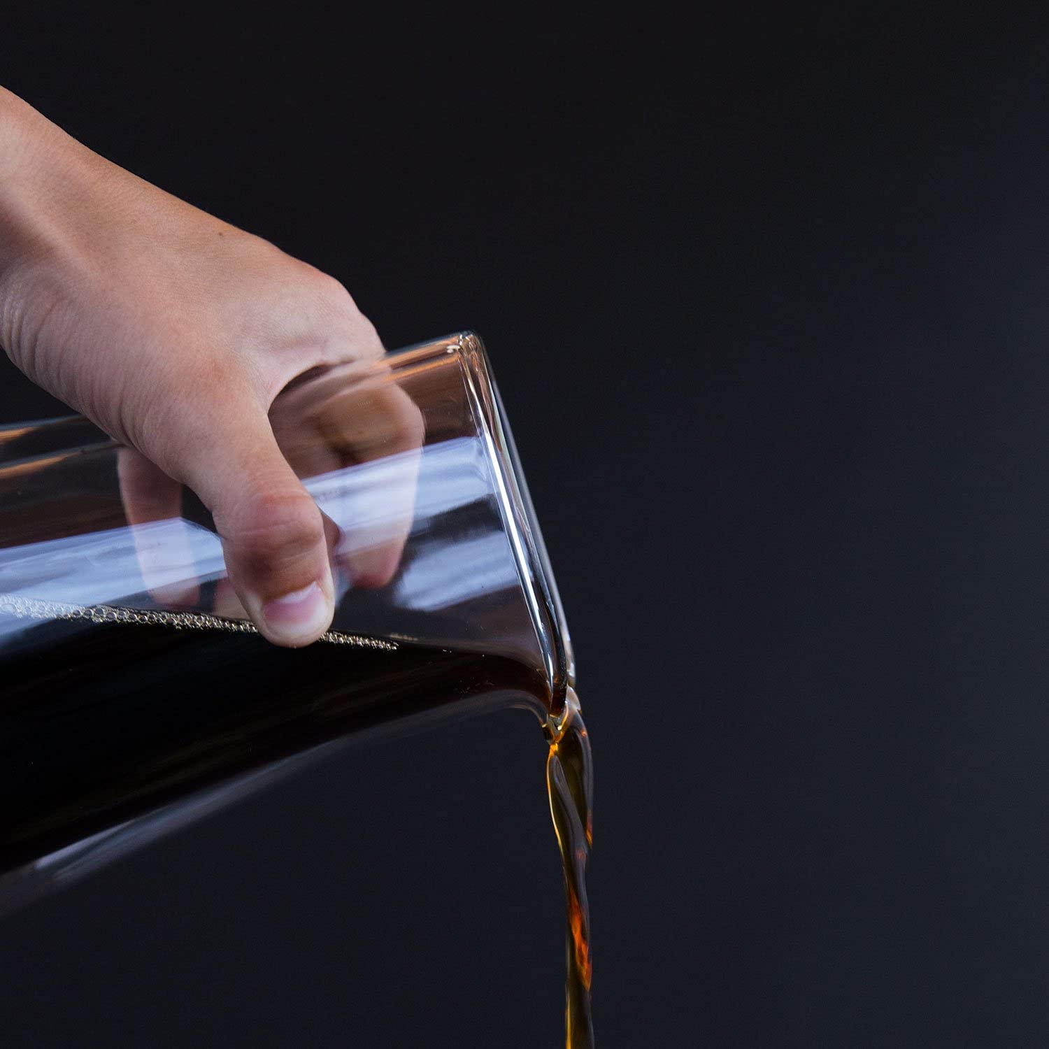 Fellow Stagg in-use with pour-over dripper demonstrating brewing convenience